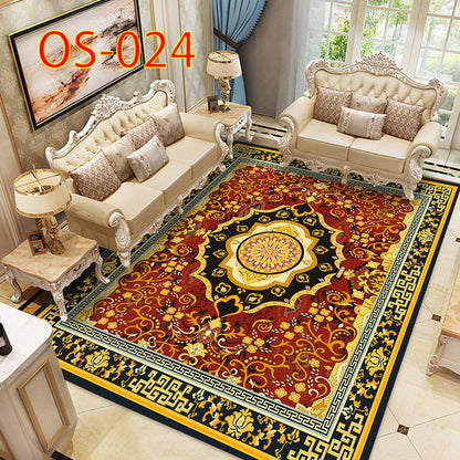 Tapis Salon Canapé Table Basse Coussin Maison Européenne Américaine