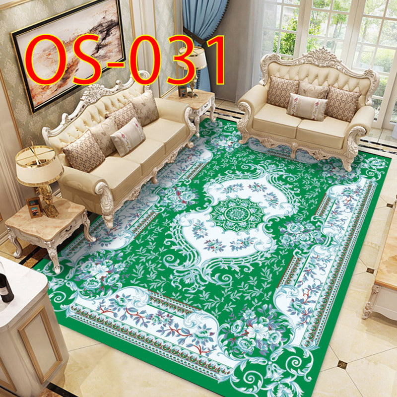 Tapis Salon Canapé Table Basse Coussin Maison Européenne Américaine