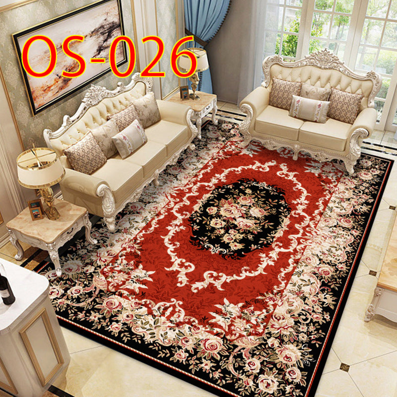 Tapis Salon Canapé Table Basse Coussin Maison Européenne Américaine