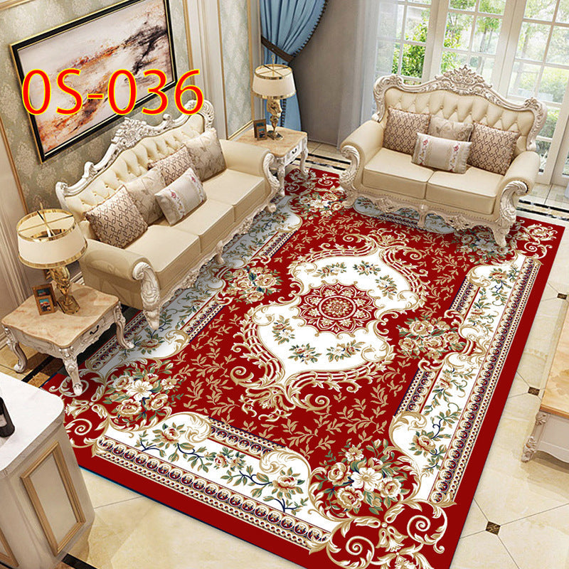 Tapis Salon Canapé Table Basse Coussin Maison Européenne Américaine