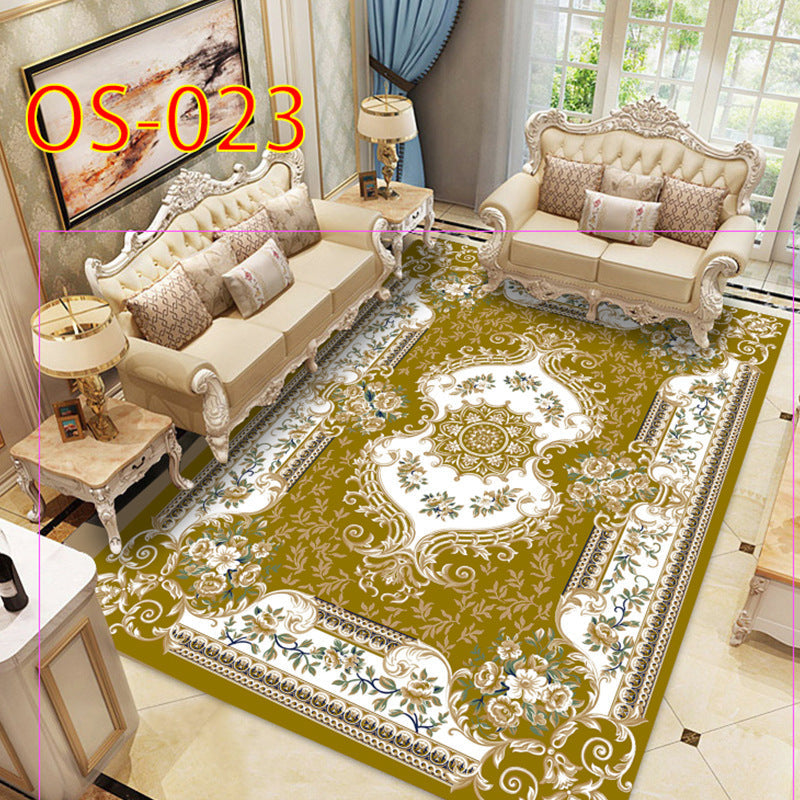 Tapis Salon Canapé Table Basse Coussin Maison Européenne Américaine