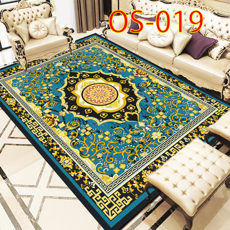 Tapis Salon Canapé Table Basse Coussin Maison Européenne Américaine