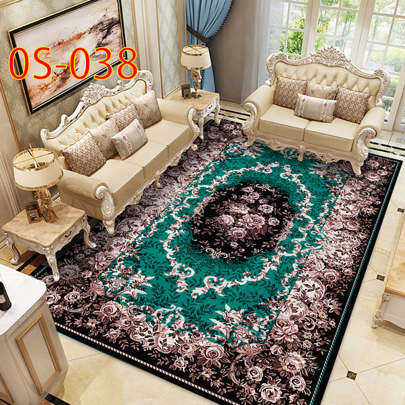 Tapis Salon Canapé Table Basse Coussin Maison Européenne Américaine