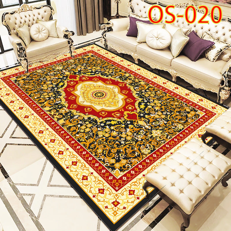 Tapis Salon Canapé Table Basse Coussin Maison Européenne Américaine