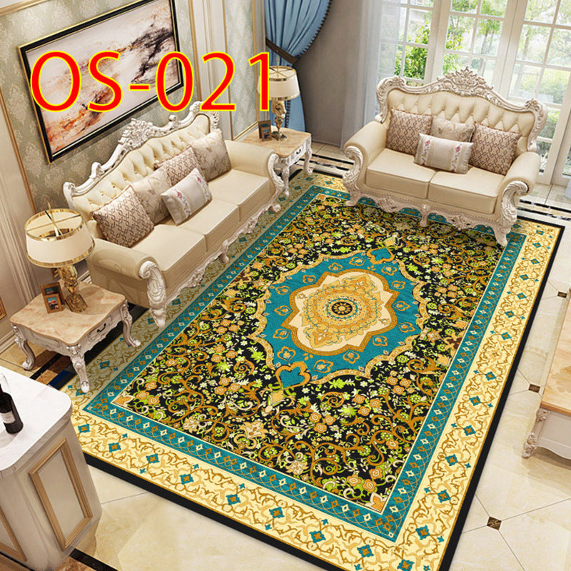 Tapis Salon Canapé Table Basse Coussin Maison Européenne Américaine