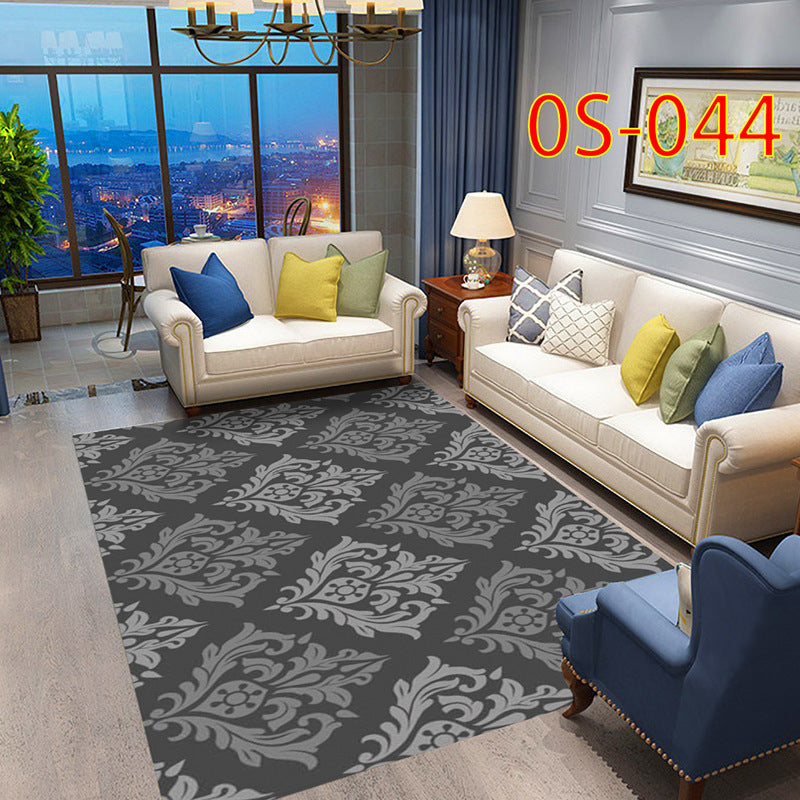 Tapis Salon Canapé Table Basse Coussin Maison Européenne Américaine