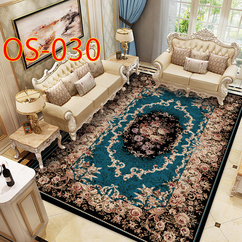 Tapis Salon Canapé Table Basse Coussin Maison Européenne Américaine