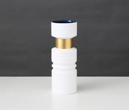 Creative Threaded Ceramic Vase, Flower Arrangement, Home Decoration, New Chinese Ornaments