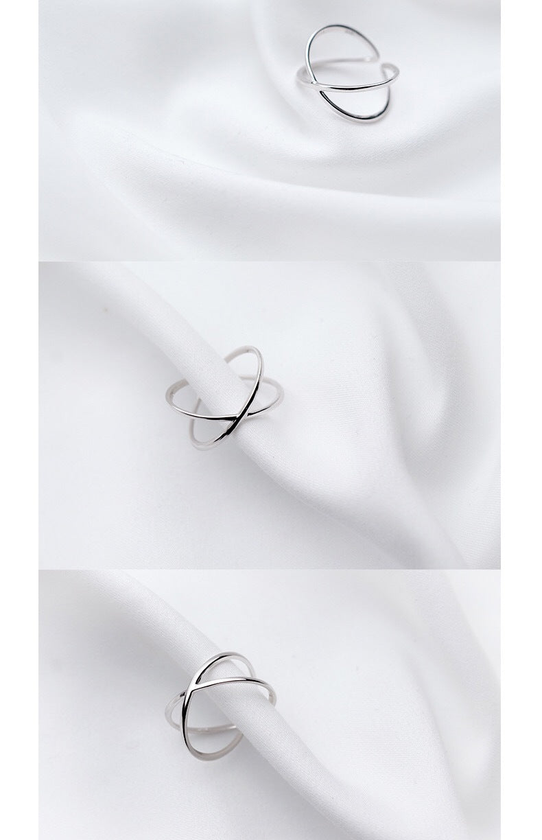 Sterling Silver Women's Jewelry, Large Retro Rings, Ladies Adjustable Rings