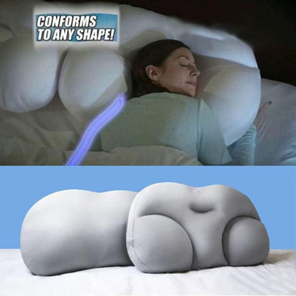 Almohada de espuma de huevo Cojín ortopédico de lactancia para bebé 1 pieza Almohada de espuma suave con forma de mariposa de microesferas integral