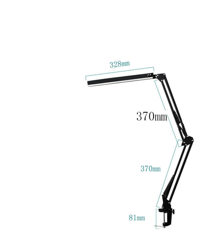 Lámpara de Mesa LED Plegable de Brazo Largo para Lectura