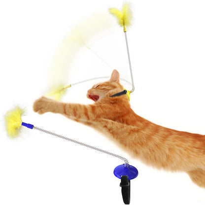 Vara divertida de plumas para gatos Kitty Relief