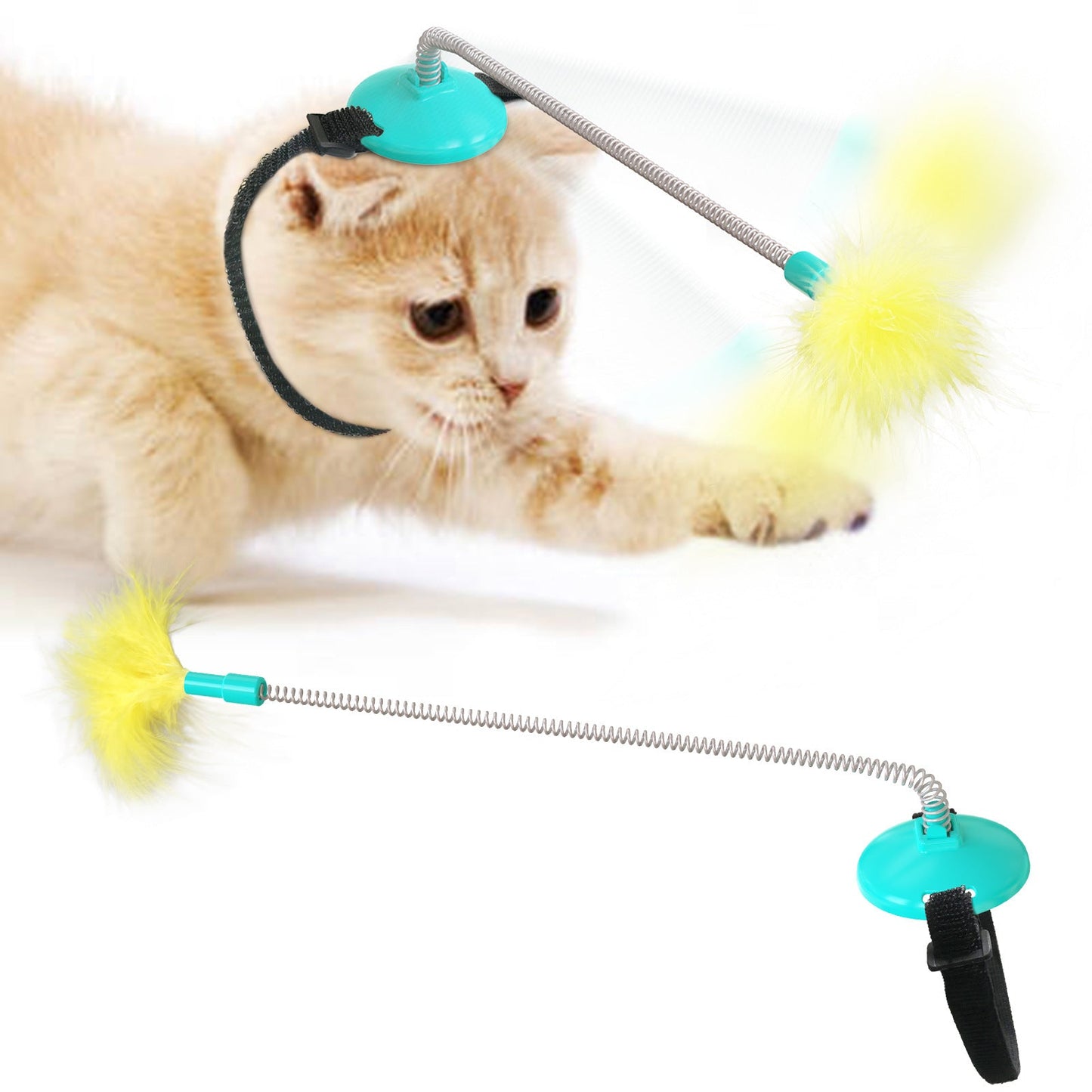Vara divertida de plumas para gatos Kitty Relief