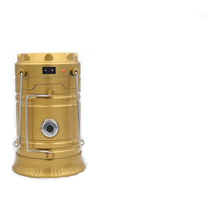 Outdoor Camping Light Solar Rechargeable LED Emergency Light Colorful With Fan