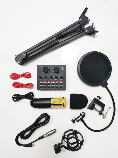 Fabricants Direct Microphone à condensateur Bm800 Plug and Play Téléphone portable Ordinateur Général Karaoké Shoumai Set Vente en gros