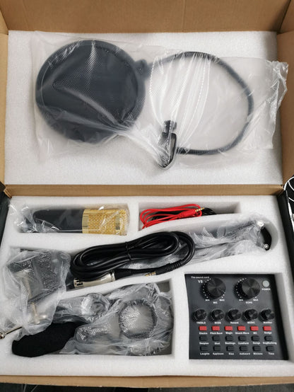 Fabricants Direct Microphone à condensateur Bm800 Plug and Play Téléphone portable Ordinateur Général Karaoké Shoumai Set Vente en gros