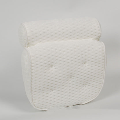4D Net Bathtub Pillow 7 Suction Cups SPA Bath Pillow
