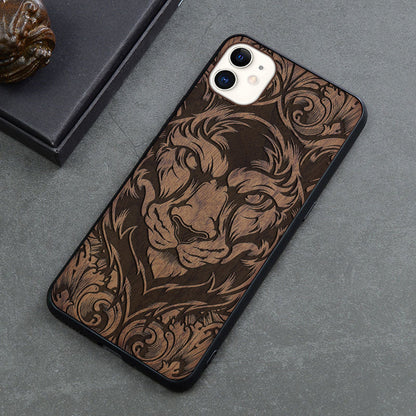 Retro Wooden Print iPhone 12 Case – Creative Art Back Cover | 11 Design Options