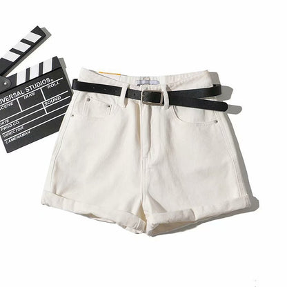 Summer New Denim Shorts Sexy Bag Hip Curled Denim Hot Pants