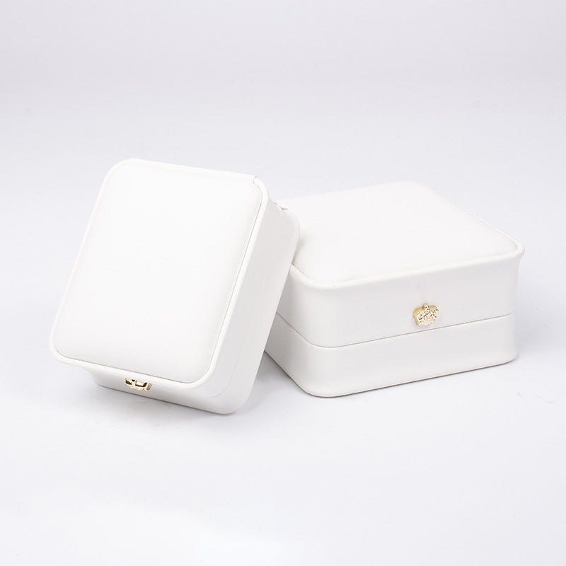 Crown Proposal Ring Box Jewelry