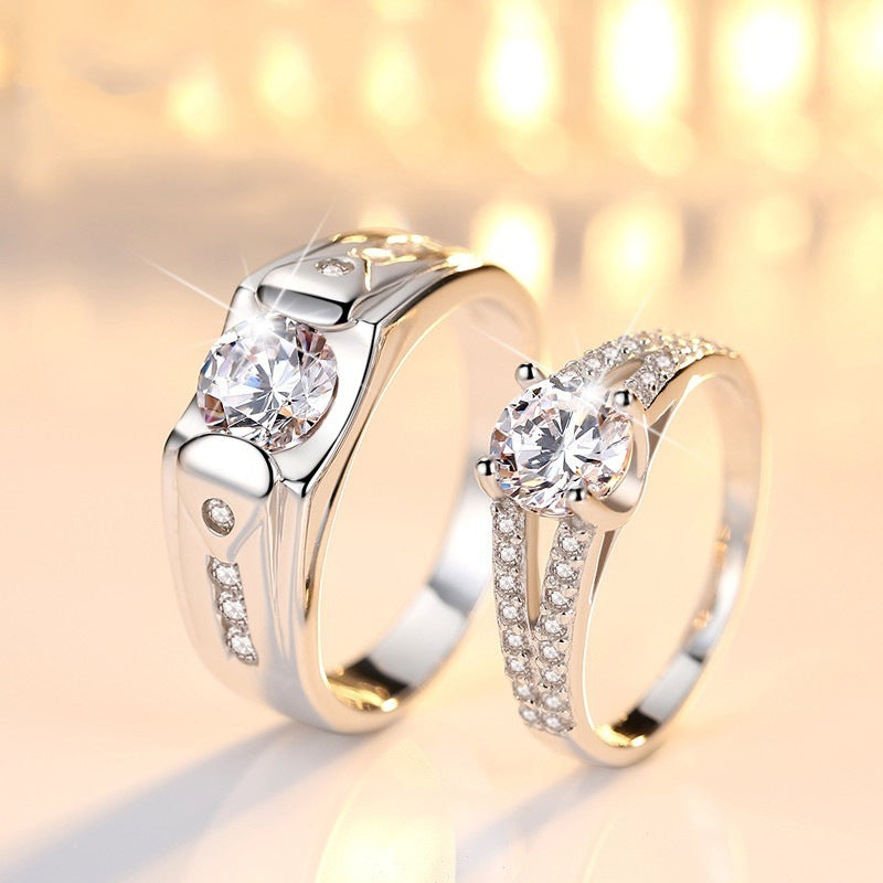 Couple Rings – Silver-Plated