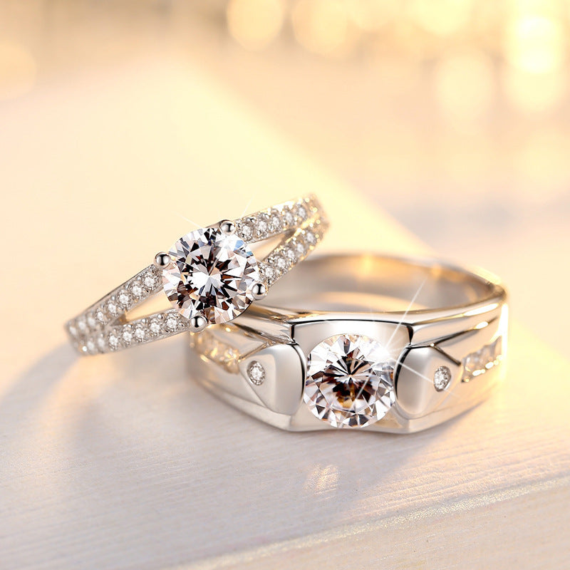 Couple Rings – Silver-Plated