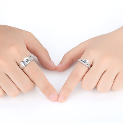 Couple Rings – Silver-Plated
