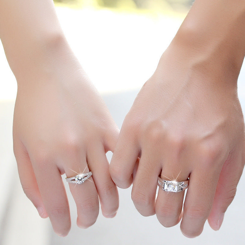 Couple Rings – Silver-Plated