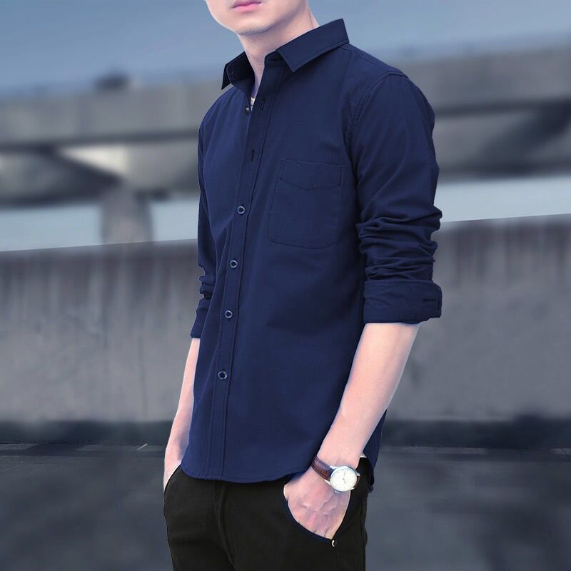 Men's Shirts Slim Fit Casual Apparel