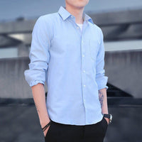 Men's Shirts Slim Fit Casual Apparel