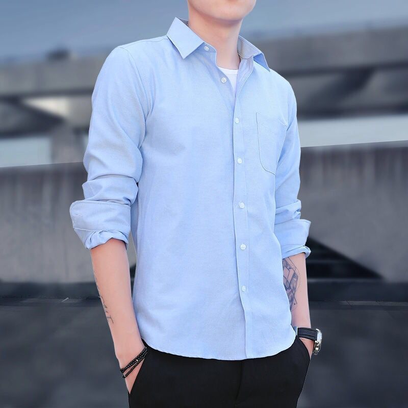 Men's Shirts Slim Fit Casual Apparel