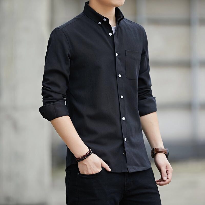 Men's Shirts Slim Fit Casual Apparel