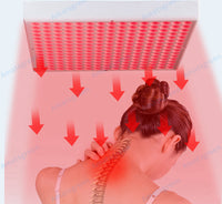 Thérapie par la lumière rouge LED infrarouge 300W Lampe de thérapie LED anti-âge pour le corps entier Soulagement de la douleur cutanée Lumière de croissance LED rouge