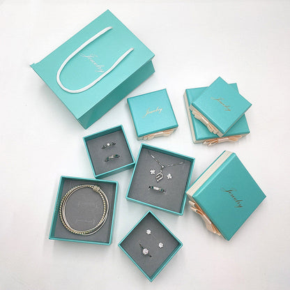 Blue Gift Box Bow Knot Bracelet Bracelet Box