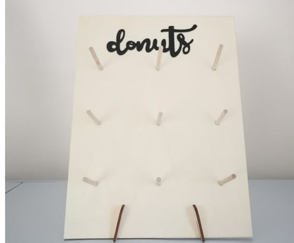 Wooden Donut Holder Wedding Supplies Decoration Birthday Party