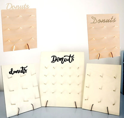 Wooden Donut Holder Wedding Supplies Decoration Birthday Party