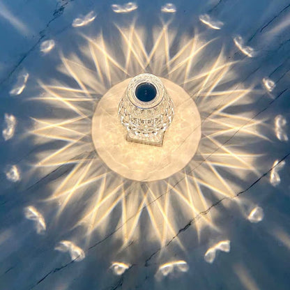 NEW Elegant Bedside or outside Diamond Acrylic Princess Table Lamp