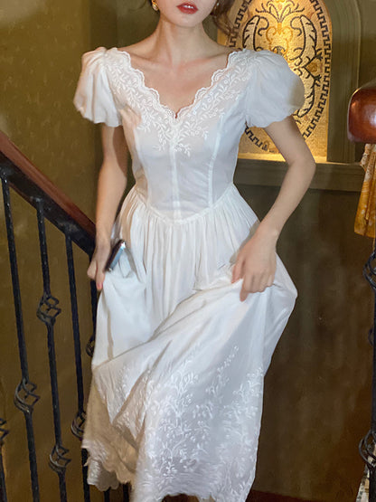 Super Fée Fille Douce Robe de Mariée Petite Robe Longue Fille