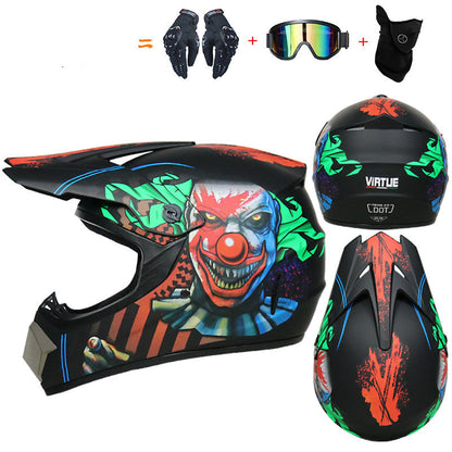Full Cover Four Seasons Off-road Helmet Racing Downhill Cap Kart