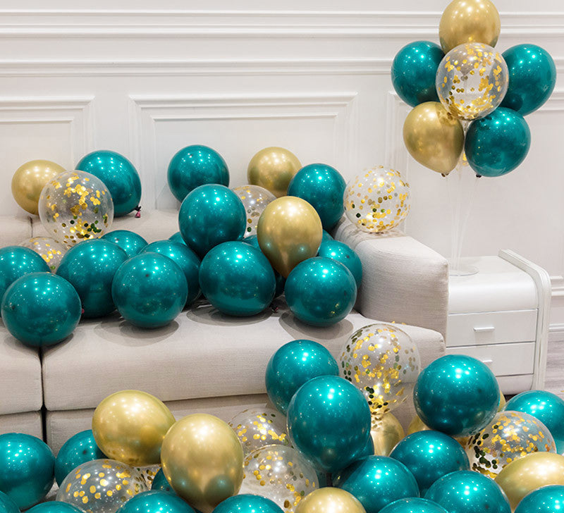 Happy Birthday Blue Balloon Boyfriend Surprise Party Decoration Party Romantic Scene Layout Background Wall Supplies