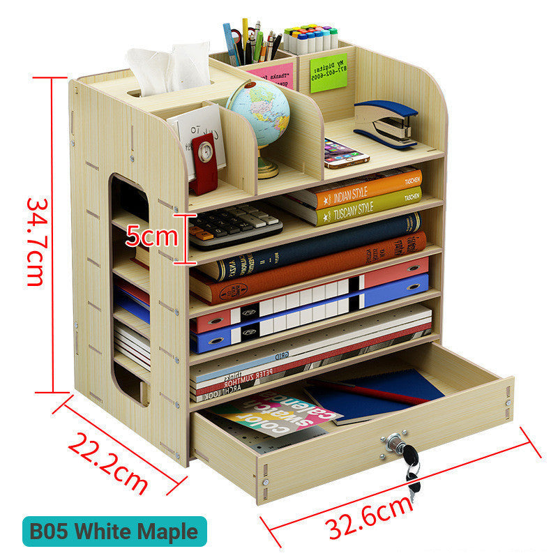 Estante de libros Mesa sencilla Estantería sencilla y moderna para estudiantes