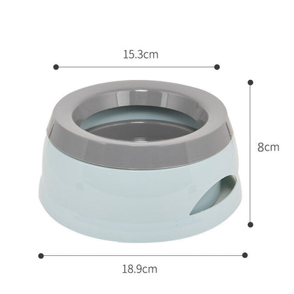 Gamelle de voyage anti-dérapante anti-éclaboussures pour chien, sans mouiller le museau, accessoires pour animaux de compagnie