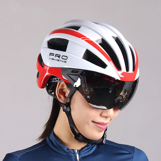 Casco de seguridad para mujer, casco de bicicleta de carretera, equipo de ciclismo