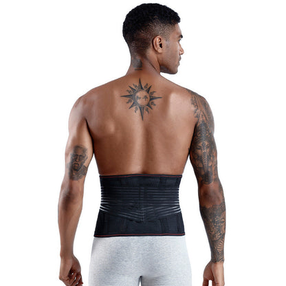 Ceinture de soutien lombaire pour la perte de poids - Attelle de maintien du bas du dos - Double ajustement pour soulager les douleurs dorsales - Ceinture de soutien sportif avec ressorts