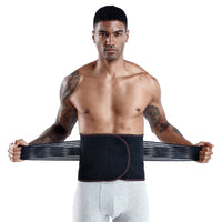 Ceinture de soutien lombaire pour la perte de poids - Attelle de maintien du bas du dos - Double ajustement pour soulager les douleurs dorsales - Ceinture de soutien sportif avec ressorts