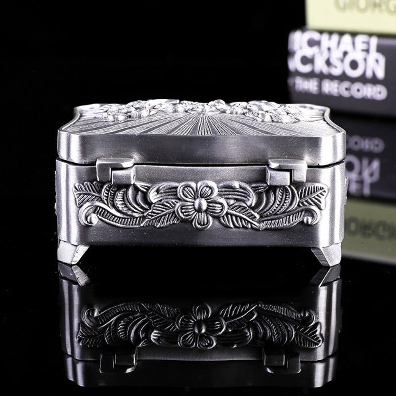 Joyero de metal de estilo europeo, retro creativo, cristiano, pequeño, para guardar joyas, caja de regalo