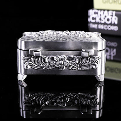 Joyero de metal de estilo europeo, retro creativo, cristiano, pequeño, para guardar joyas, caja de regalo