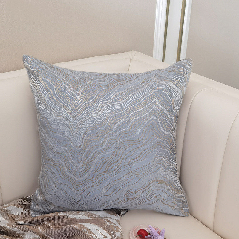 Funda de cojines decorativos de 45x45 cm, funda de almohada, cojín de sofá de terciopelo nórdico, azul, para jardín, almohadas, decoración, hogar, habitación, tela para exteriores