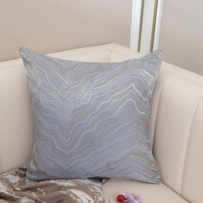 Funda de cojines decorativos de 45x45 cm, funda de almohada, cojín de sofá de terciopelo nórdico, azul, para jardín, almohadas, decoración, hogar, habitación, tela para exteriores