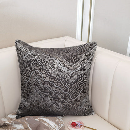 Funda de cojines decorativos de 45x45 cm, funda de almohada, cojín de sofá de terciopelo nórdico, azul, para jardín, almohadas, decoración, hogar, habitación, tela para exteriores